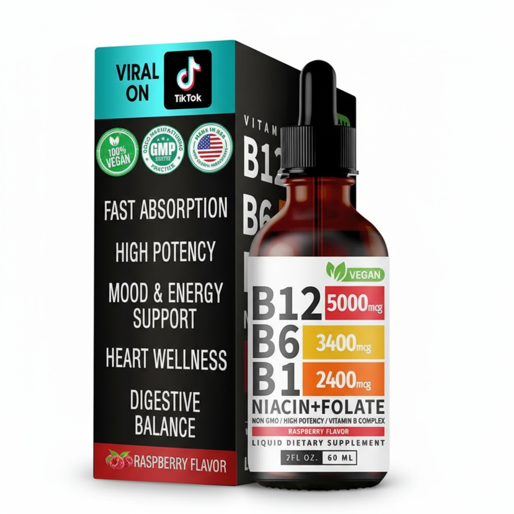 Vitamin B12 Liquid Supplement Drops