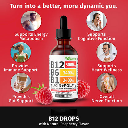 Vitamin B12 Liquid Supplement Drops