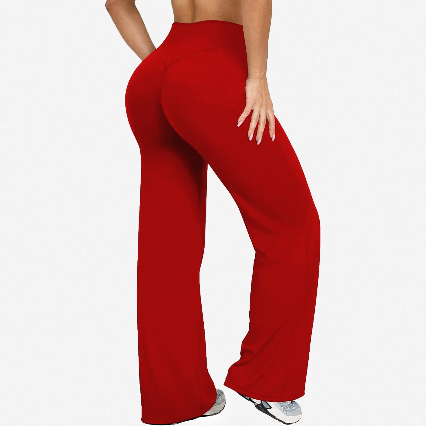 Women’s High-Waisted Loose-Fit Stretch Pants