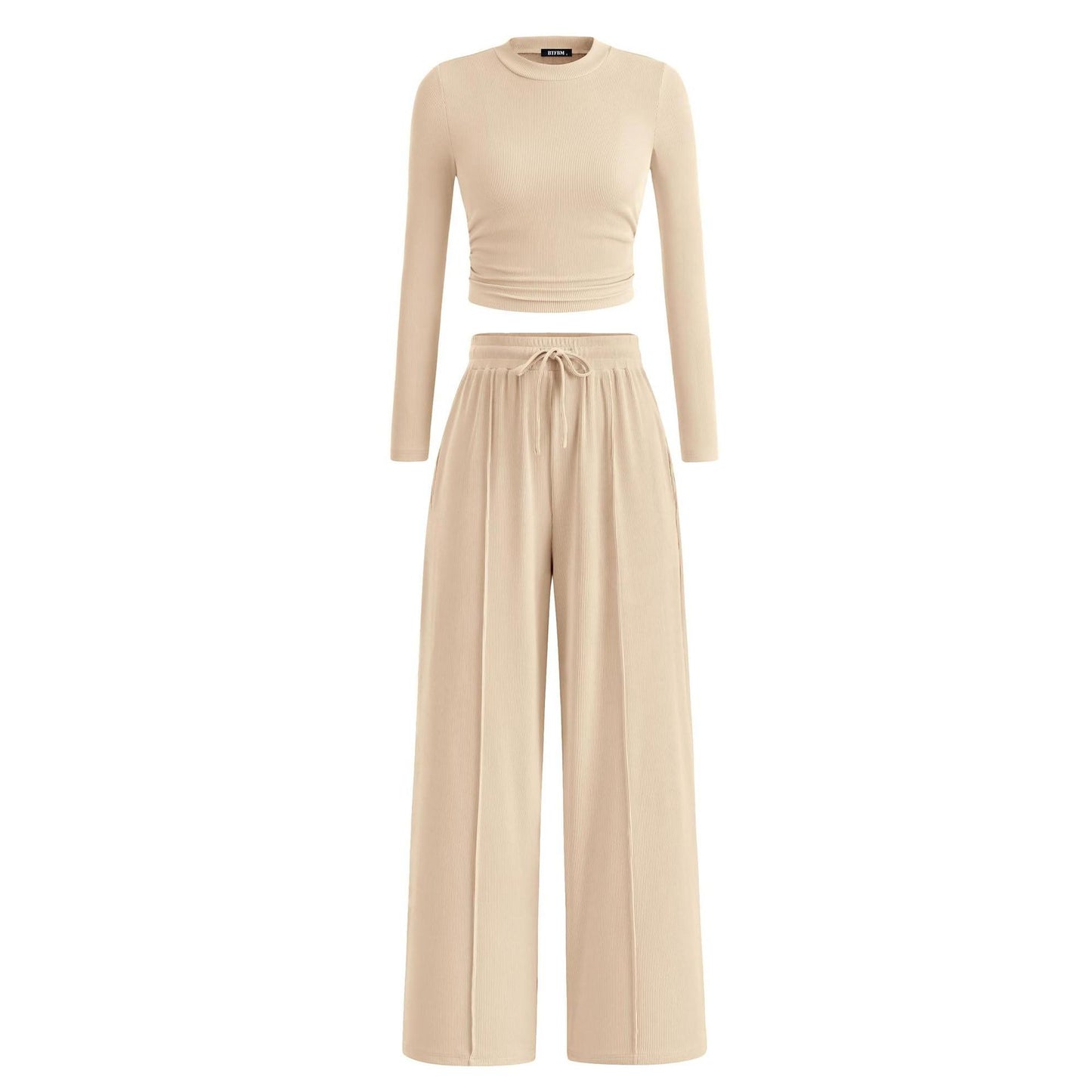 2-Piece Ribbed Lounge Set