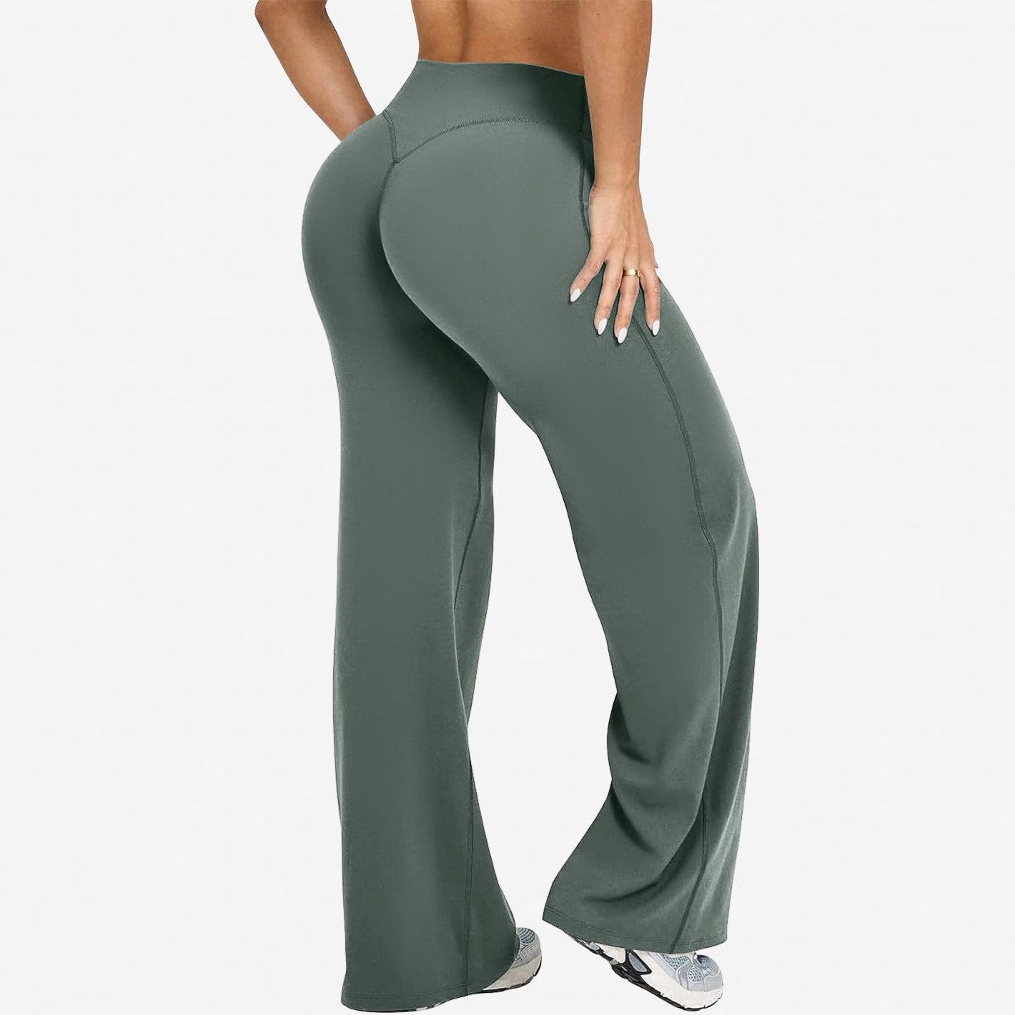 Women’s High-Waisted Loose-Fit Stretch Pants