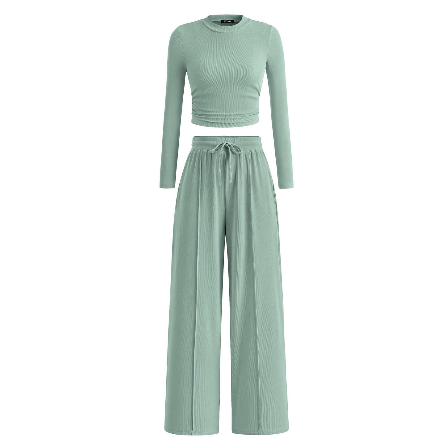 2-Piece Ribbed Lounge Set