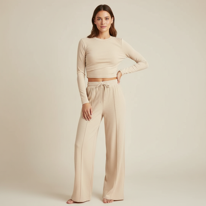 2-Piece Ribbed Lounge Set
