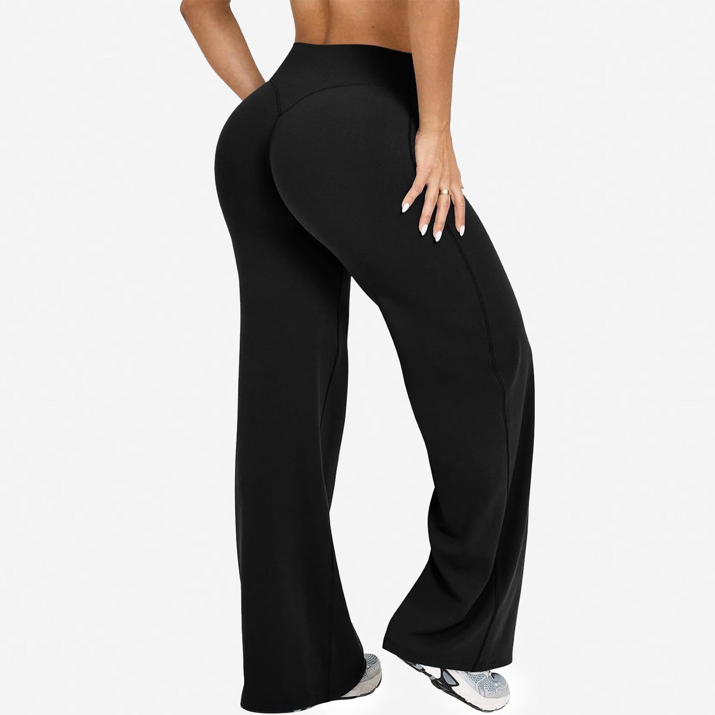 Women’s High-Waisted Loose-Fit Stretch Pants