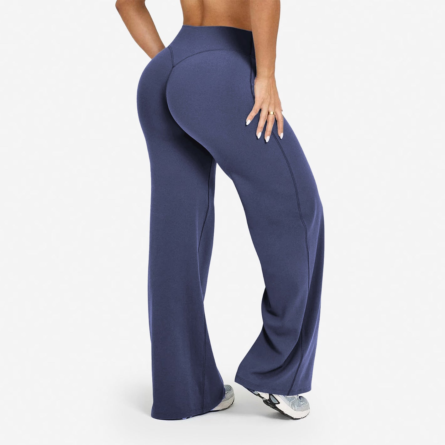 Women’s High-Waisted Loose-Fit Stretch Pants