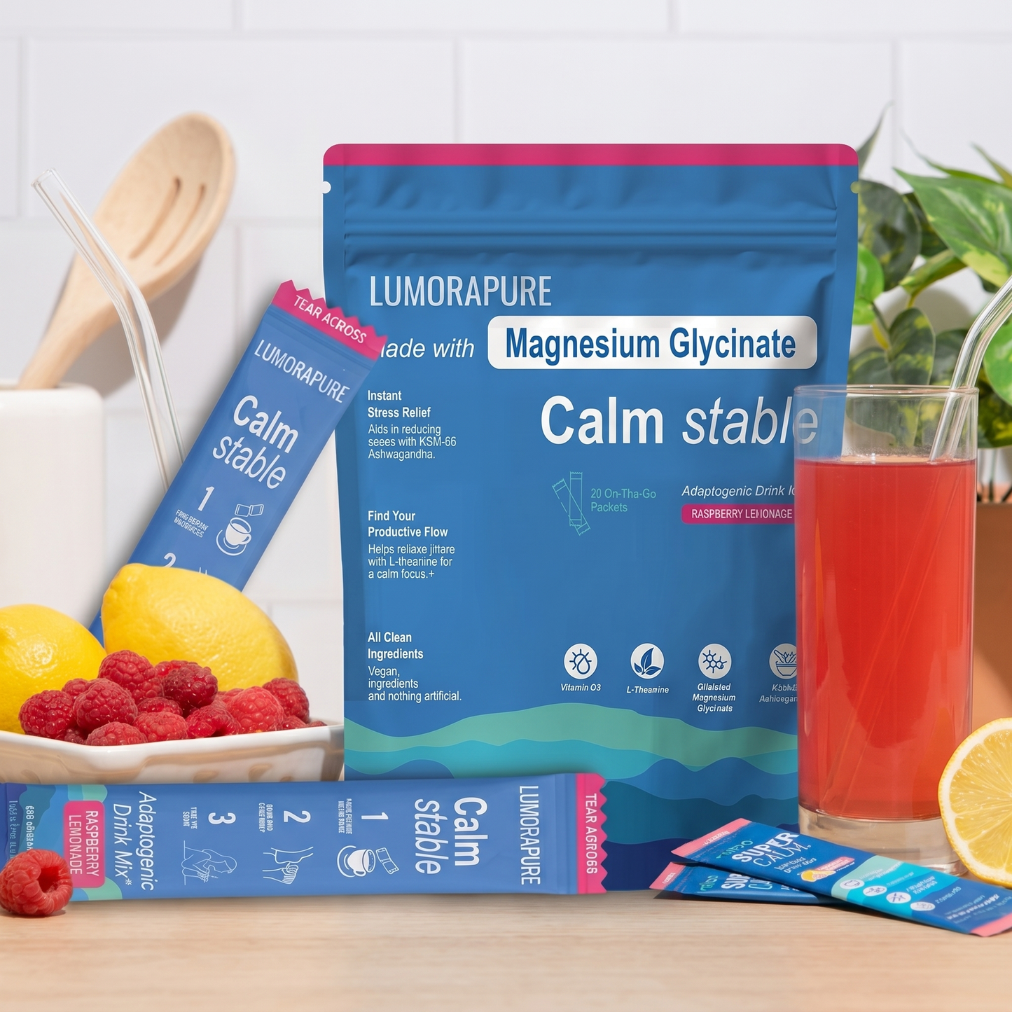 LumoraPure 8-in-1 Super Calm Drink Mix