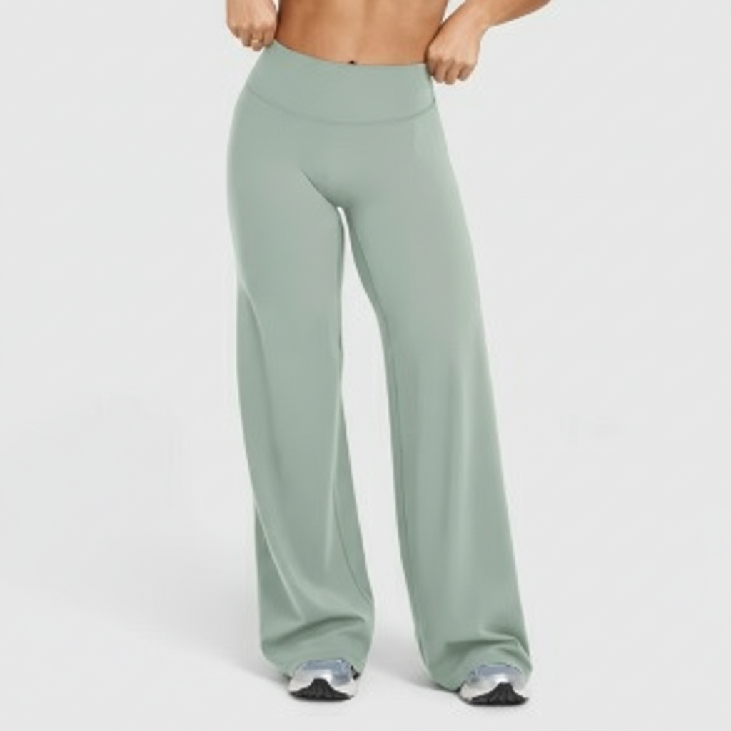 Women’s High-Waisted Loose-Fit Stretch Pants