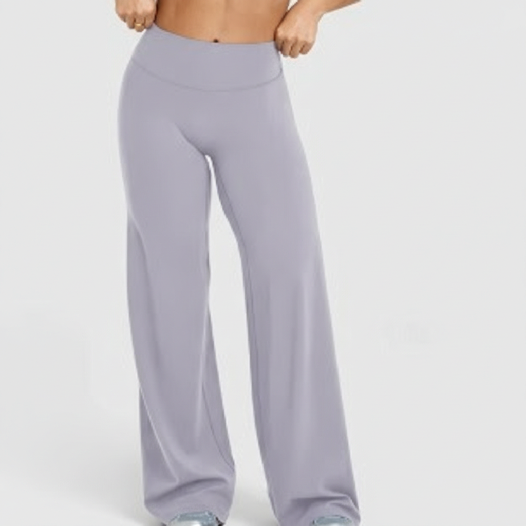 Women’s High-Waisted Loose-Fit Stretch Pants