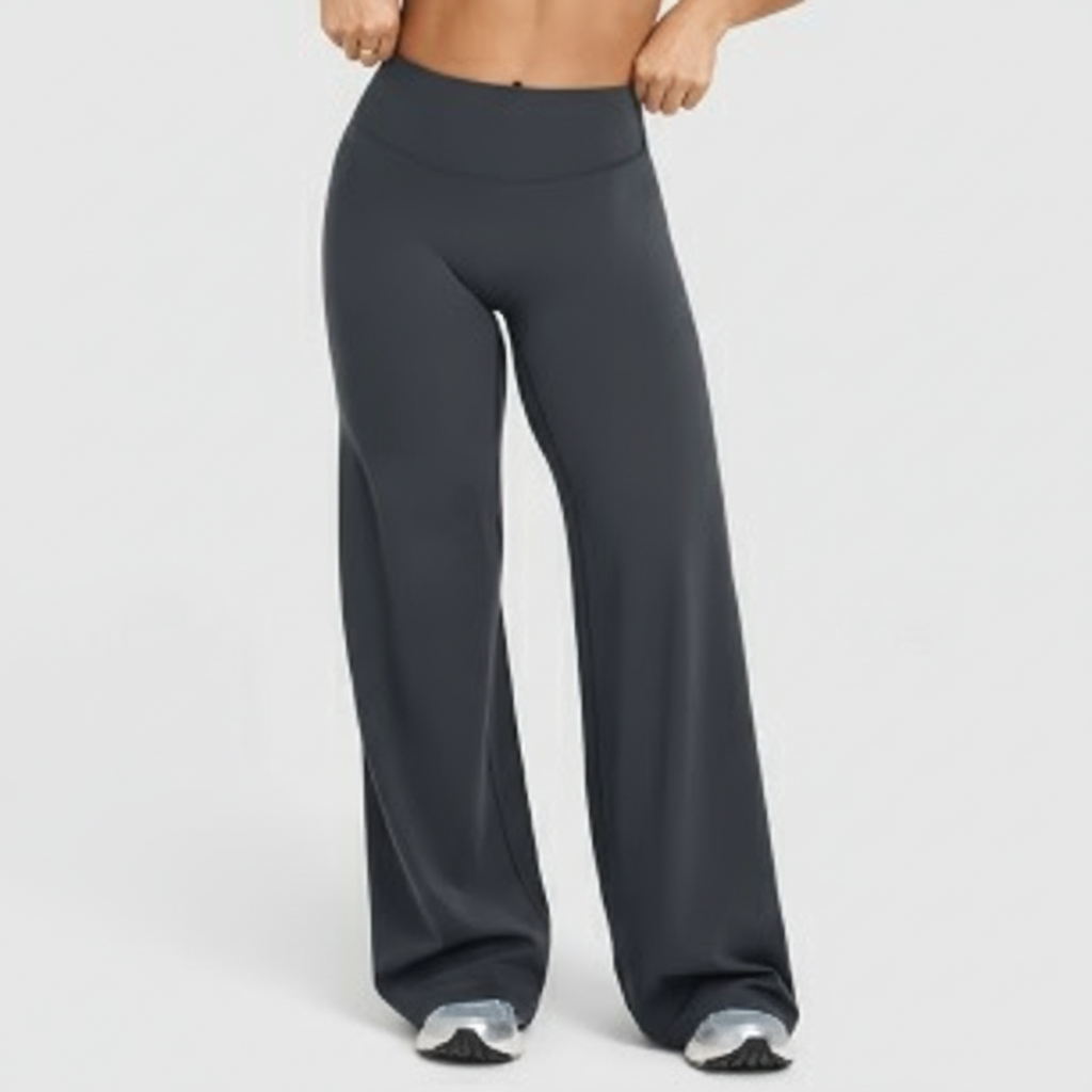 Women’s High-Waisted Loose-Fit Stretch Pants