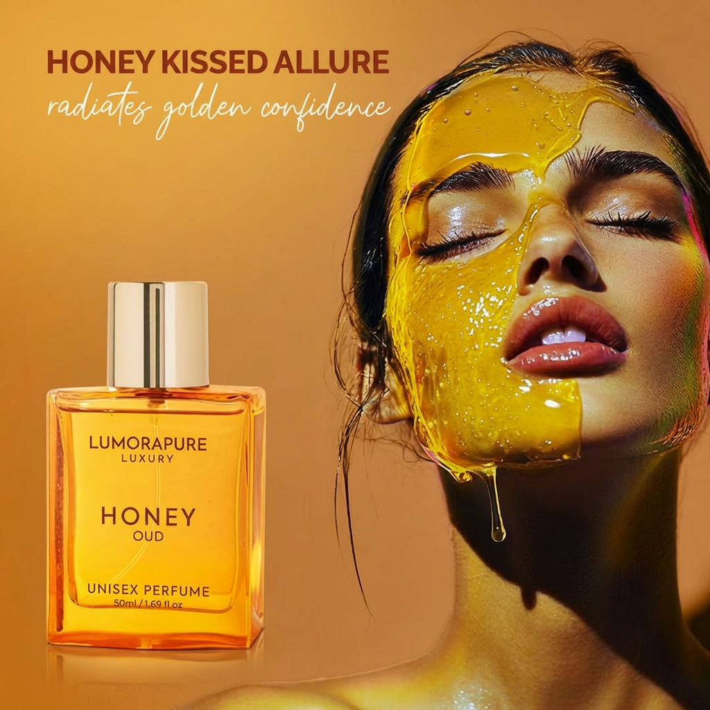 LumoraPure Luxury Honey Oud Perfume